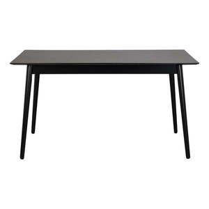 Čierny jedálenský stôl Rowico Lotta, 140 x 90 cm vyobraziť