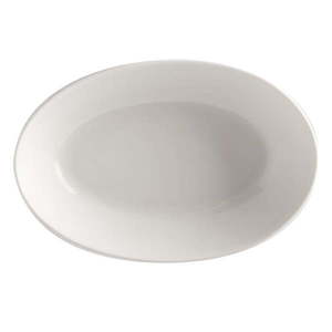 Biely porcelánový hlboký tanier Maxwell & Williams Basic, 20 x 14 cm vyobraziť
