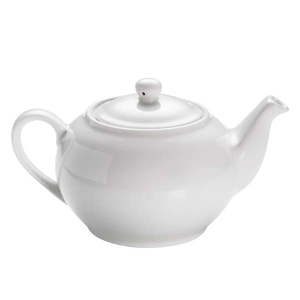 Biela porcelánová čajová kanvica Maxwell & Williams Basic, 500 ml vyobraziť