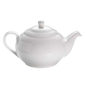Biela porcelánová čajová kanvica Maxwell & Williams Basic, 1 l vyobraziť