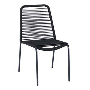 Čierna záhradná stolička Bonami Essentials Kai vyobraziť