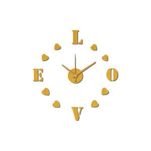 Nástenné nalepovacie hodiny Mauro Ferretti Love, ⌀ 60 cm vyobraziť