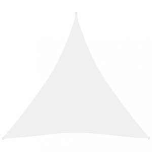 Plachta proti slnku oxfordská látka trojuholník 3, 6 x 3, 6 x 3, 6 m Dekorhome Biela vyobraziť