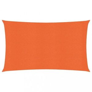 Tieniaca plachta obdĺžniková HDPE 2, 5 x 5 m Dekorhome Oranžová vyobraziť