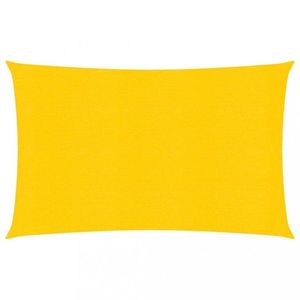 Tieniaca plachta obdĺžniková HDPE 2 x 4 m Dekorhome Žltá vyobraziť