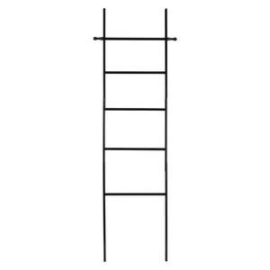 Čierny bambusový rebrík na uteráky Wenko Suri vyobraziť