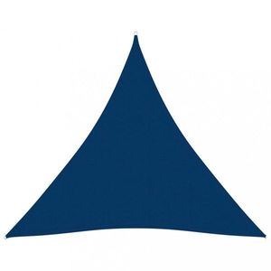 Tieniaca plachta trojuholníková 5 x 5 x 5 m oxfordská látka Dekorhome Modrá vyobraziť