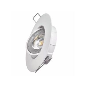 EMOS Biele LED bodové svietidlo 5W s výklopným rámčekom Economy+ Farba svetla: Teplá biela ZD3121 vyobraziť
