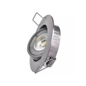 EMOS Strieborné LED bodové svietidlo 5W s výklopným rámčekom Economy+ Farba svetla: Teplá biela ZD3221 vyobraziť