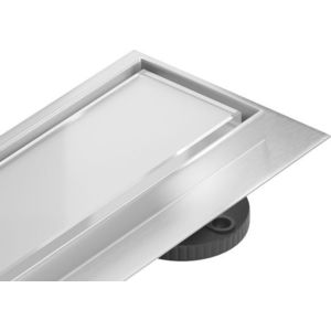 MEXEN/S - Flat 360 ° MGW odtokový žľab otočný 100 cm biele sklo 1027100-40 vyobraziť