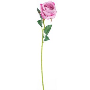 Umelá ruža tmavoružová, 51 cm vyobraziť