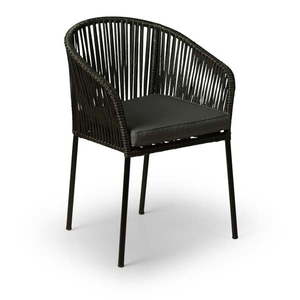Súprava 2 čiernych záhradných stoličiek Bonami Selection Trapani vyobraziť