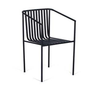 Súprava 2 čierných záhradných stoličiek Bonami Selection Cecile vyobraziť