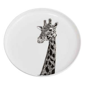 Biely porcelánový tanier Maxwell & Williams Marini Ferlazzo Giraffe, ø 20 cm vyobraziť