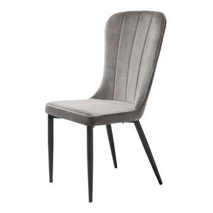 Sivá jedálenská stolička Unique Furniture Hudson vyobraziť