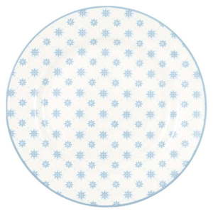 Modrý porcelánový dezertný tanier Green Gate Laurie, ø 20, 5 cm vyobraziť