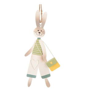Kovová závesná dekorácia Dakls Mr. Bunny vyobraziť
