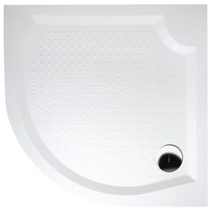 GELCO - VIVA90 sprchová vanička z liateho mramoru, štvrťkruh, 90x90cm, R550 GV559 vyobraziť