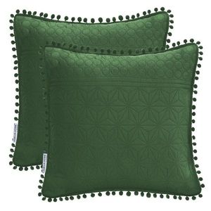 Povlaky na polštáře AmeliaHome Meadore lahvově zelené vyobraziť