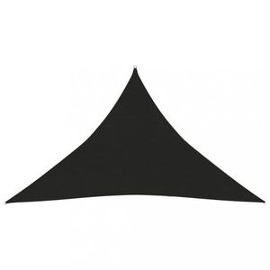 Tieniaca plachta trojuholníková HDPE 2, 5 x 2, 5 x 3, 5 m Dekorhome Čierna vyobraziť
