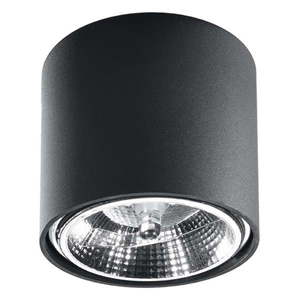 Čierne stropné svietidlo Nice Lamps Luigi vyobraziť