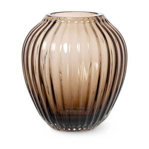 Hnedá sklenená váza Kähler Design Hammershøi, výška 14 cm vyobraziť