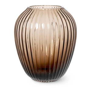 Hnedá sklenená váza Kähler Design Hammershøi, výška 18, 5 cm vyobraziť