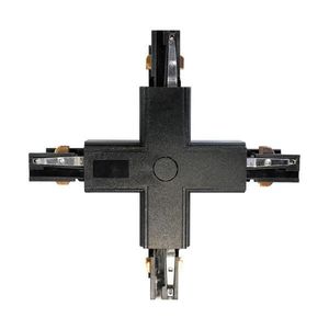 Konektor pre svietidlá v lištovom systéme 3-fázový TRACK čierna typ + vyobraziť