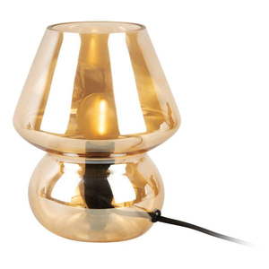Svetlohnedá sklenená stolová lampa Leitmotiv Glass, výška 18 cm vyobraziť