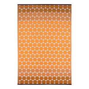 Oranžový vonkajší koberec Green Decore Hexagon, 120 x 180 cm vyobraziť