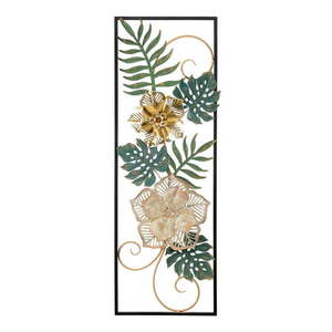 Kovová závesná dekorácia so vzorom kvetín Mauro Ferretti Campur -A-, 31 x 90 cm vyobraziť