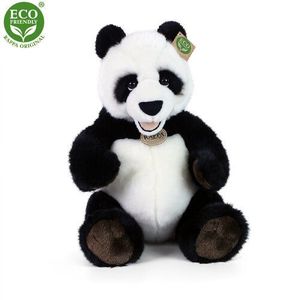 Rappa Plyšová sediaca Panda, 33 cm vyobraziť