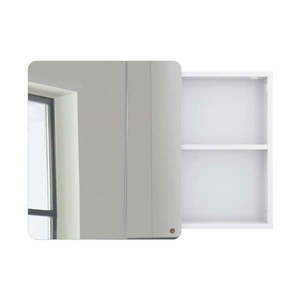Biela závesná/so zrkadlom kúpeľňová skrinka 80x58 cm Color Bath – Tom Tailor vyobraziť