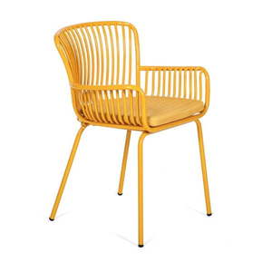 Súprava 2 žltých záhradných stoličiek Bonami Selection Elia vyobraziť