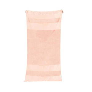 Ružová bavlnená plážová osuška Sunnylife Summer Stripe, 175 x 90 cm vyobraziť