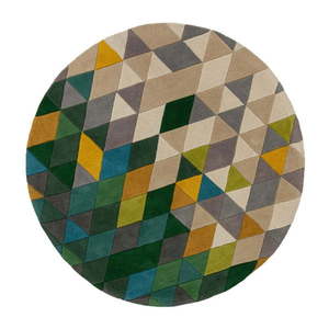 Vlnený koberec Flair Rugs Prism, ⌀ 160 cm vyobraziť