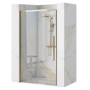 Sprchové dvere Rea SOLAR 100 cm zlaté vyobraziť