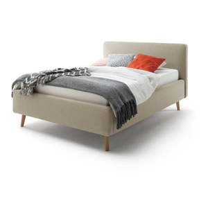 Sivohnedá dvojlôžková posteľ s roštom a úložným priestorom Meise Möbel Mattis, 140 x 200 cm vyobraziť