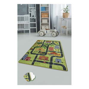 Detský koberec Green Small Town 100 × 160 cm vyobraziť