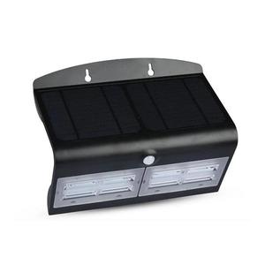 LED Solárne nástenné svietidlo so senzorom LED/7W/3, 7V 4000K IP65 čierna vyobraziť