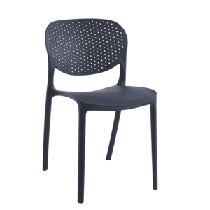 Plastová stolička FEDRA stohovateľná Tempo Kondela Čierna vyobraziť