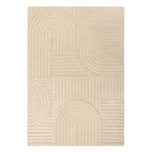 Béžový vlnený koberec 200x290 cm Zen Garden – Flair Rugs vyobraziť