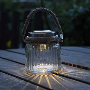 LED lampáš Star Trading Glass, výška 11, 5 cm vyobraziť