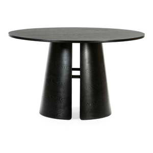 Čierny okrúhly jedálenský stôl Teulat Cep, ø 137 cm vyobraziť