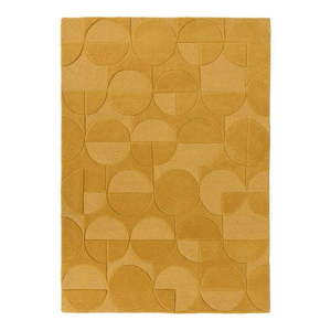 Žltý koberec z vlny Flair Rugs Gigi, 160 × 230 cm vyobraziť