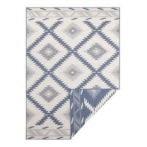 Modro-krémový vonkajší koberec NORTHRUGS Malibu, 80 x 150 cm vyobraziť