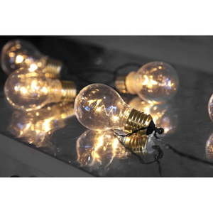 Biela svetelná LED reťaz Star Trading Bulbs In Love, dĺžka 1 m vyobraziť