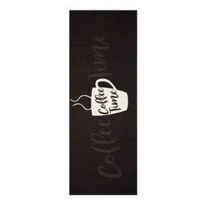 Čierny behúň Zala Living Vibe Coffee Time, 67 × 180 cm vyobraziť