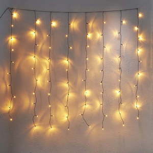 Vonkajšia svetelná LED reťaz Star Trading Curtain, dĺžka 1, 3 m vyobraziť