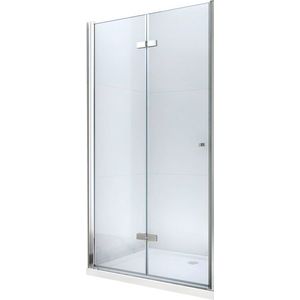 MEXEN - Lima skladacie sprchové dvere 120, transparent, chróm sa stenovým profilom 856-120-000-01-00 vyobraziť